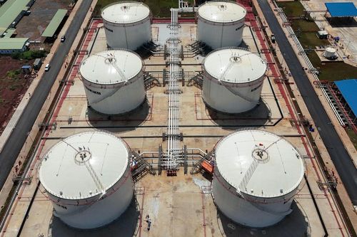 Toàn cảnh 6 bồn chứa nhiên liệu tại sân bay Long Thành trước ngày vận hành