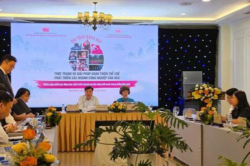 Hoàn thiện thể chế, khơi thông nguồn lực phát triển công nghiệp văn hóa