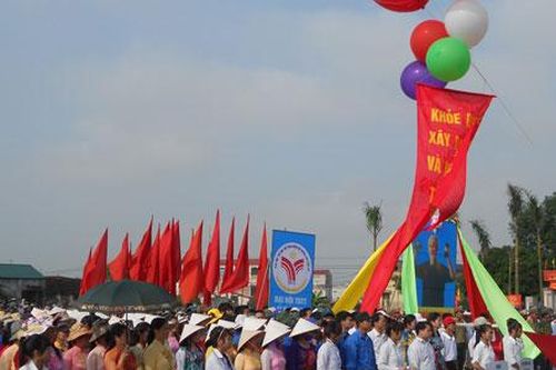 Xã Văn Hoàng (Phú Xuyên, Hà Nội): Hơn 200 VĐV tham gia đại hội TDTT
