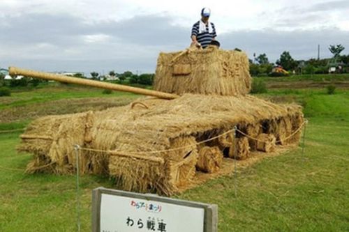 Thích thú với những siêu phẩm bằng rơm