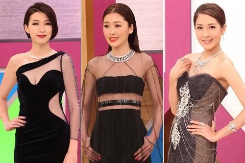 Sao nữ TVB đua nhau diện đầm xuyên thấu trên thảm đỏ