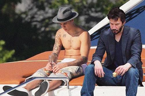 Justin Bieber bị chế ảnh buồn bã