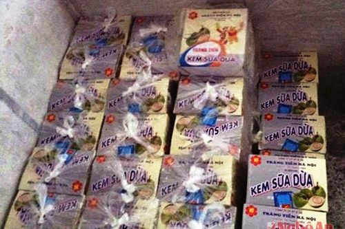 Nghệ An: Phát hiện, bắt giữ nhiều cơ sở sản xuất giả kem Tràng Tiền -Hà Nội