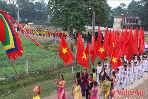 Lễ đón nhận Bằng công nhận di tích lịch sử cấp tỉnh Đền Khai Long