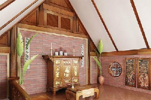 Cách bài trí phong thủy bàn thờ trong nhà