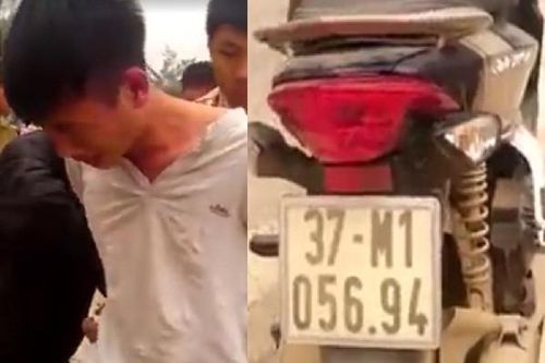 Tên trộm xe máy bị bắt sau 10 km bỏ chạy