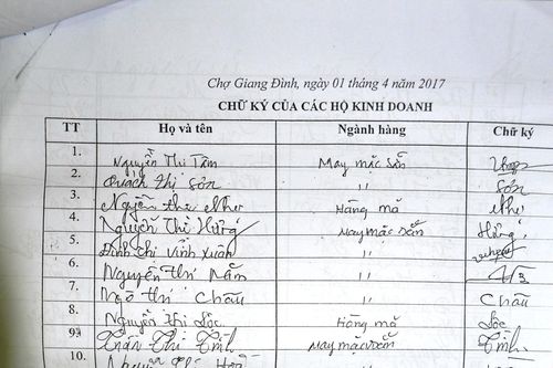 Việc xây dựng chợ Giang Đình cần có sự đồng thuận của người dân
