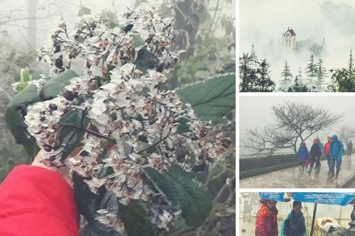 Băng giá xuất hiện ở nhiều nơi, nhiệt độ giảm sâu khiến bệnh về đường hô hấp tăng mạnh