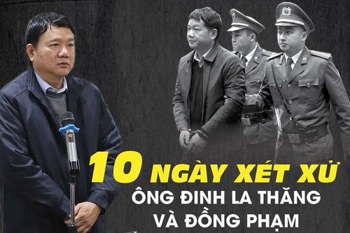 10 ngày xét xử ông Đinh La Thăng và đồng phạm