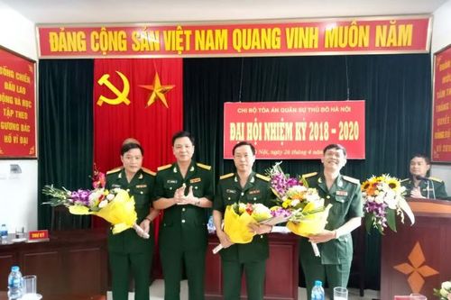 Chi bộ TAQS Thủ đô Hà Nội tổ chức Đại hội nhiệm kỳ 2018 – 2020