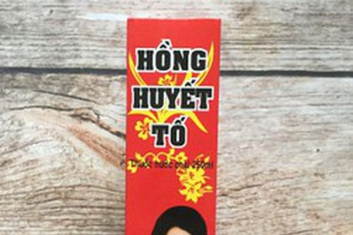 Vì sao 1.414 chai thuốc Hồng huyết tố bị buộc tiêu hủy?