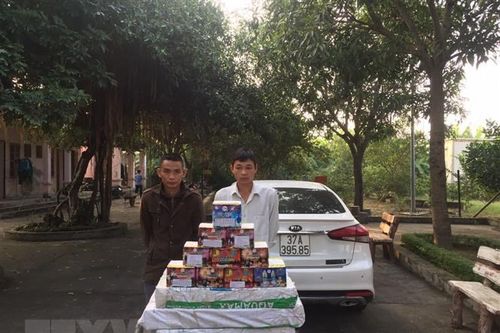 Bắt đường dây buôn bán pháo nổ từ Quảng Bình ra Nghệ An