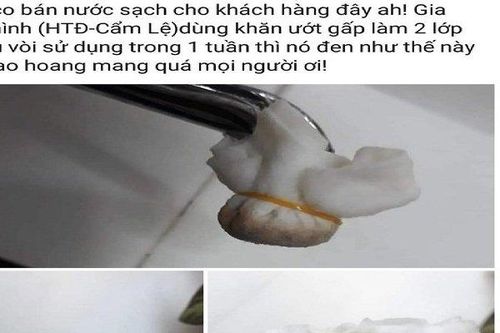 Năm mới, người Đà Nẵng hoang mang vì nước sinh hoạt 'cặn đen'