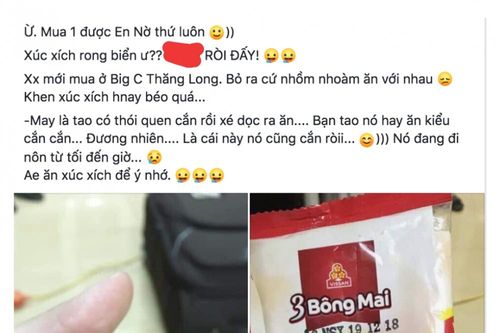 Kinh hoàng phát hiện dòi trong xúc xích tiệt trùng Vissan mua tại BigC?