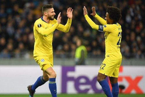 Lập hattrick giúp Chelsea thắng Dinamo Kiev, 'chân gỗ' Giroud sánh ngang với Messi