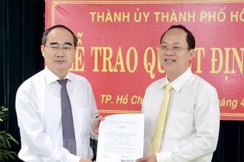 Ông Nguyễn Hồ Hải làm Trưởng Ban Tổ chức Thành ủy Thành phố Hồ Chí Minh