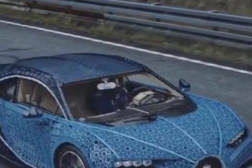 Bugatti Chiron làm từ Lego có thể đạt vận tốc 29 km/h