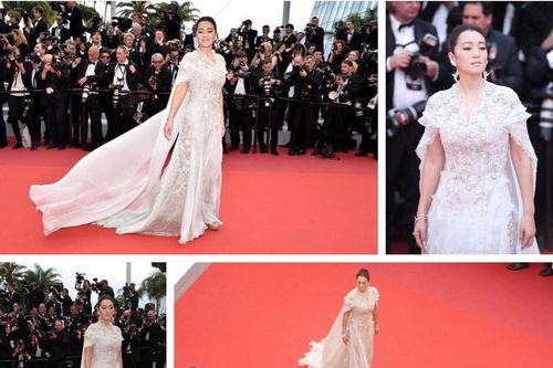 Không cần chiêu trò, Củng Lợi vẫn tỏa sáng suốt 31 năm trên thảm đỏ Cannes
