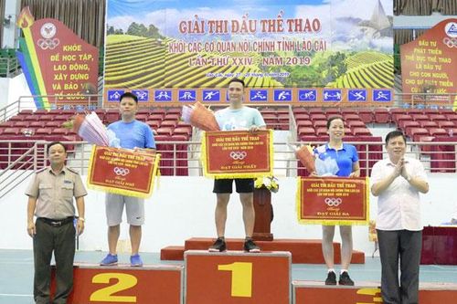 Bế mạc Giải thể thao Khối Nội chính tỉnh năm 2019