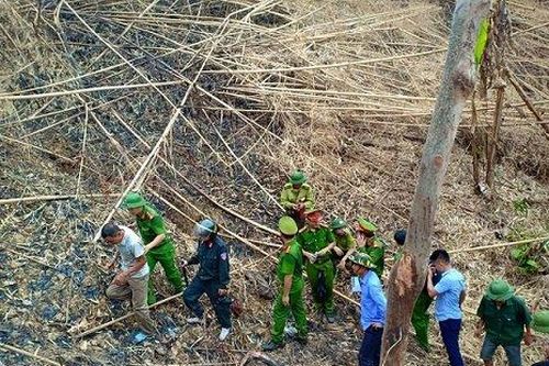 Hà Tĩnh: Công an khám nghiệm hiện trường tại các khu vực xảy ra cháy rừng