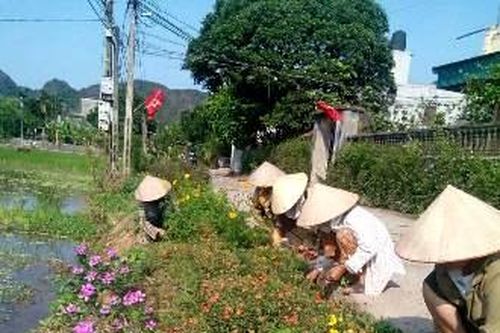 Yên Mô: Ngày càng có thêm nhiều tuyến 'đường hoa phụ nữ'