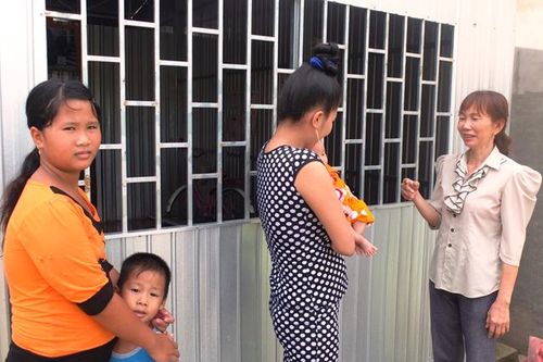 Chị Nguyễn Thị Nga luôn nhiệt huyết với chuyện an sinh xã hội