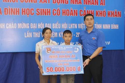 Khởi công xây dựng nhà nhân ái tặng đội viên có hoàn cảnh khó khăn