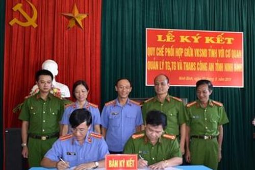 Ký kết Quy chế phối hợp thi hành tạm giữ, tạm giam và thi hành án phạt tù