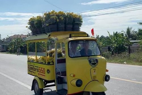 Ngắm xe lam ba bánh cổ độ 100 triệu tuyệt đẹp