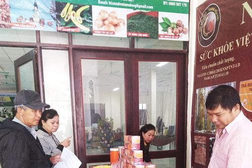 Hội chợ hàng nông sản tại Đà Lạt