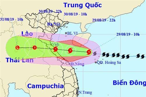 Bão số 4 di chuyển nhanh, đổ bộ Nghệ An - Quảng Bình sáng mai 30-8