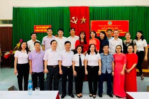 Công bố quyết định bổ nhiệm Chánh án TAND thành phố Sầm Sơn