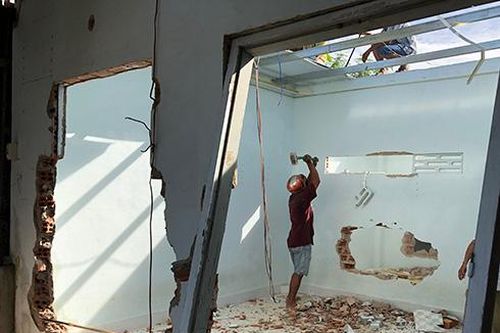 Cưỡng chế nhà xây trái phép trong quy hoạch Khu đô thị Hoàng Long