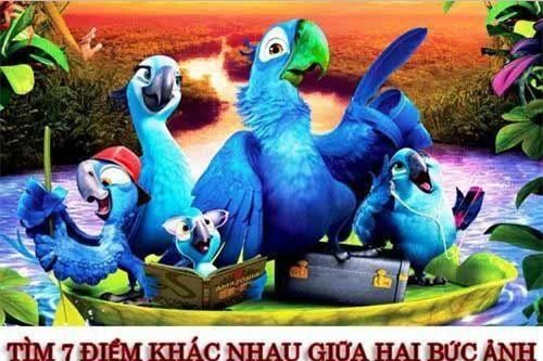 90% người không nhìn thấy 7 điểm khác nhau giữa hai bức ảnh này