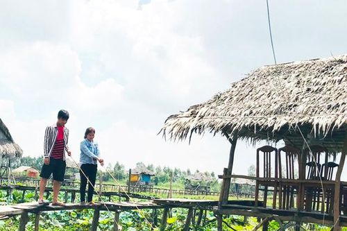 Du lịch Đồng Sen phục vụ nhu cầu câu cá của du khách