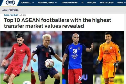 Báo châu Á ngạc nhiên khi cầu thủ Việt Nam vắng mặt trong top 10 Đông Nam Á
