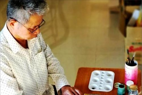 Văn hóa - Nghệ thuật Tâm huyết qua từng nét cọ