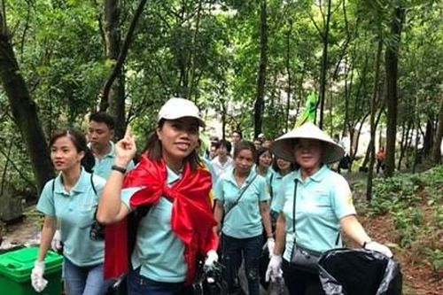 'Nói không với rác thải nhựa' tại lễ hội Côn Sơn-Kiếp Bạc