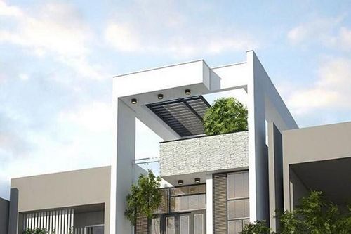 Mẫu nhà phố 2 tầng tuyệt đẹp cho khu đất mặt tiền hẹp