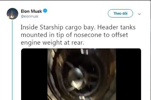 Tỉ phú Elon Musk tiết lộ chi tiết bên trong tàu vũ trụ Starship thế hệ mới
