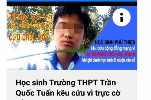 Làm rõ clip học sinh kêu cứu bị 'giang hồ' chặn đánh