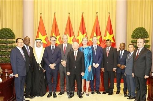 Tổng Bí thư, Chủ tịch nước tiếp các Đại sứ trình Quốc thư