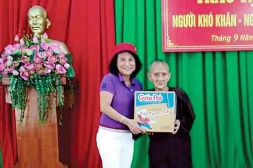 Người phụ nữ giàu lòng nhân ái