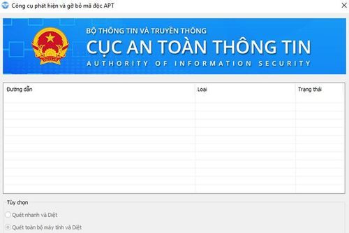 Rà quét, diệt mã độc của chiến dịch tấn công mạng có chủ đích
