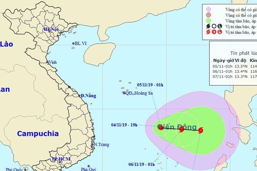 Khẩn trương ứng phó với áp thấp nhiệt đới khả năng mạnh thành bão trên biển Đông