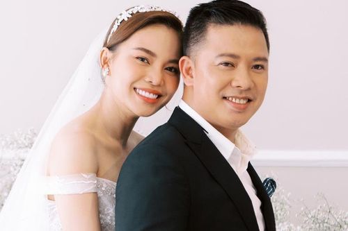 Giang Hồng Ngọc khoe ảnh cưới bên bạn trai và con