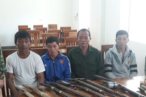 Xử phạt 4 thanh niên sử dụng súng trái phép ở khu vực biên giới Nghệ An