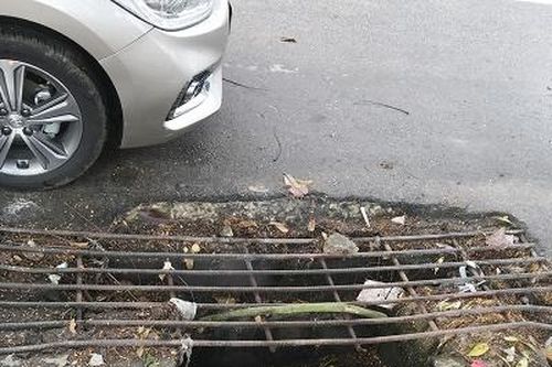 Tiềm ẩn tai nạn từ cống nước không nắp đậy