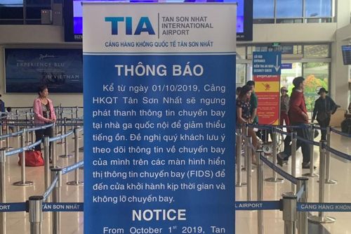 Sau 1 tháng thực hiện 'sân bay yên lặng': Hành khách lỡ chuyến giảm