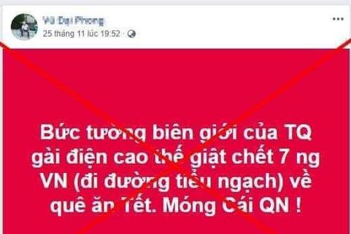 Quảng Ninh bác tin đồn 7 người Việt tử vong tại biên giới Việt-Trung